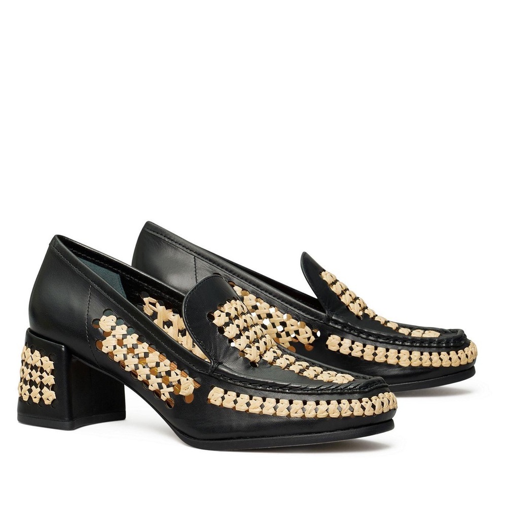 Tory Burch Raffia Loafer Pump